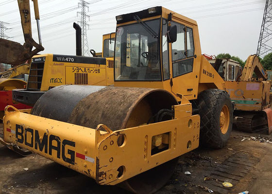 Used Single Drum Road Roller Bomag BW214/BW214-3 120kw Power 5.5km/h