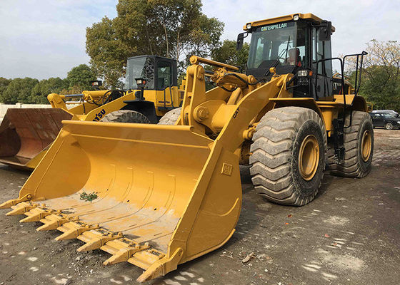 Yellow Color Second Hand Wheel Loader CAT 966H Excellent Running Condition