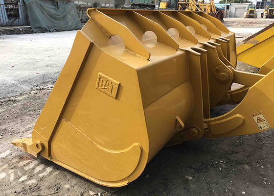 Yellow Color Second Hand Wheel Loader CAT 966H Excellent Running Condition