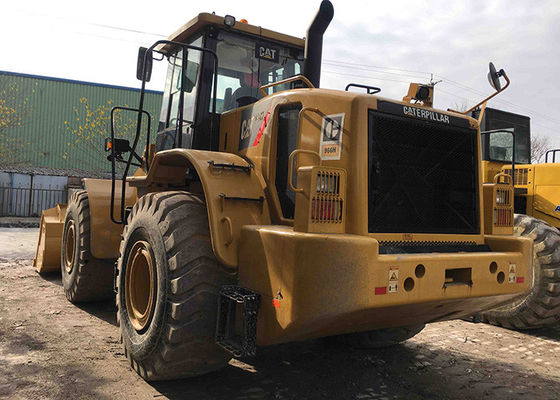 Yellow Color Second Hand Wheel Loader CAT 966H Excellent Running Condition
