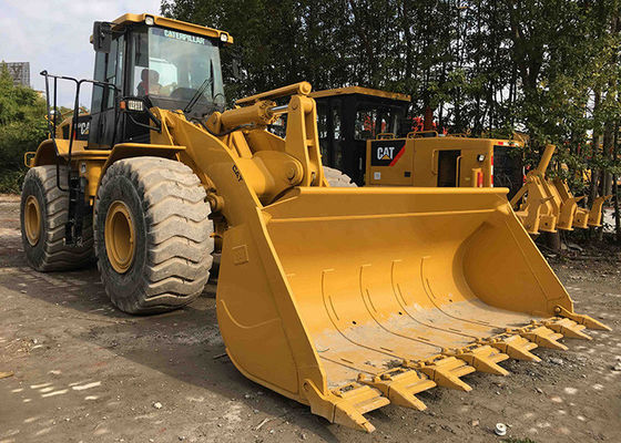 Yellow Color Second Hand Wheel Loader CAT 966H Excellent Running Condition