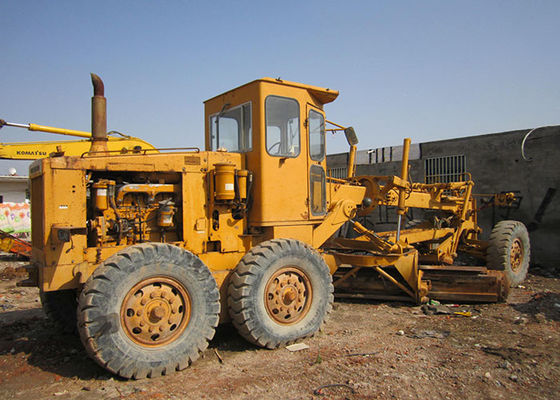 Komatsu GD605 Used Motor Graders 14677kg Weight With Good Working Condition