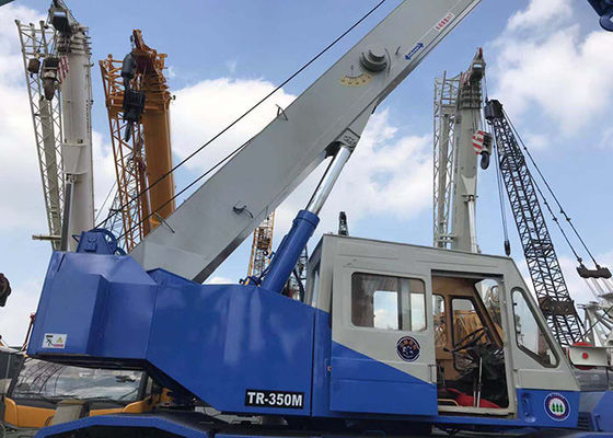 Rough Terrain Second Hand Cranes 35T Tadano TR-350M With Hydraulic System