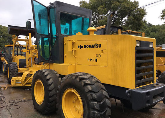 Japan Original Komatsu GD511 Motor Graders No Crack High Working Efficiency