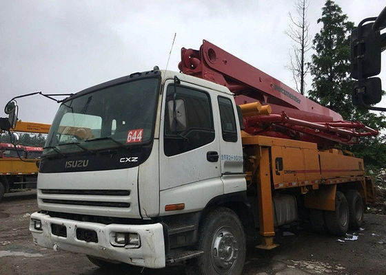 Putzmeister 46m Used Concrete Pump Truck ISUZU Chassis Original Paint