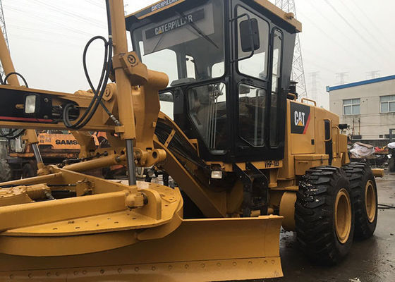 138kW Used Wheel Motor Grader CAT 140H for Road Maintainance Using