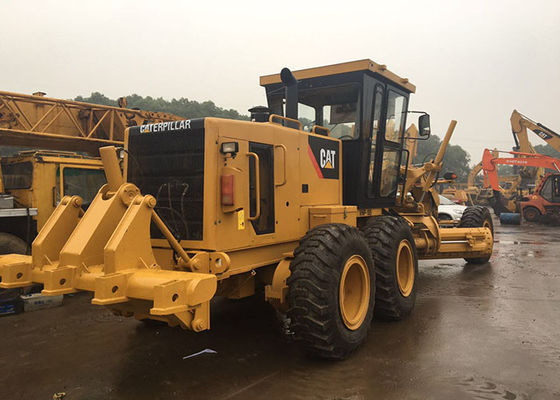 138kW Used Wheel Motor Grader CAT 140H for Road Maintainance Using