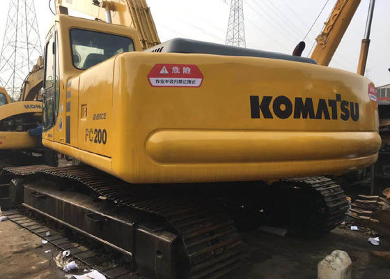 Used Crawler Komatsu Pc200-6 Excavator Weight 19180kg Strong Main Pump