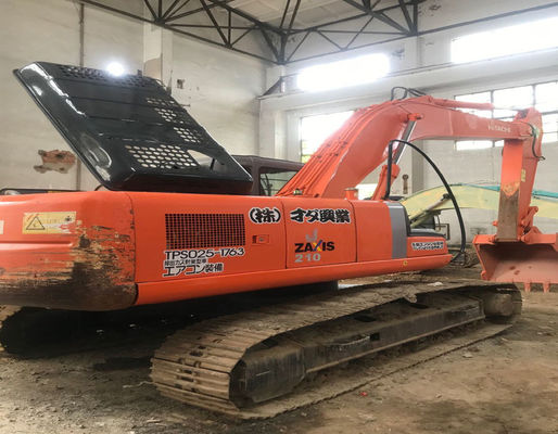 0.9m3 Bucket 21T ZX210 5.5km/H Used Crawler Excavator