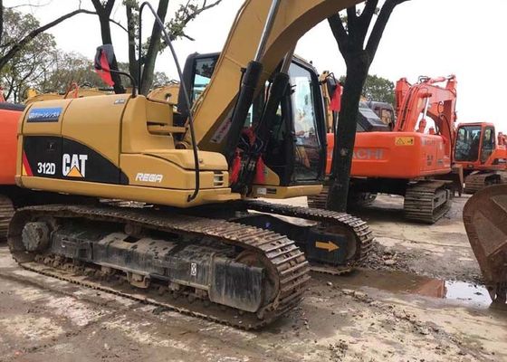 Streamlined Hydraulic 312D 0.6M3 Used CAT Excavators