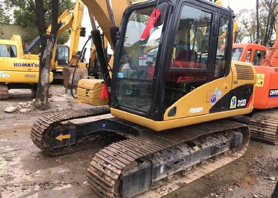 Streamlined Hydraulic 312D 0.6M3 Used CAT Excavators