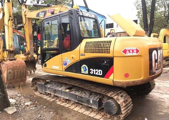 Streamlined Hydraulic 312D 0.6M3 Used CAT Excavators